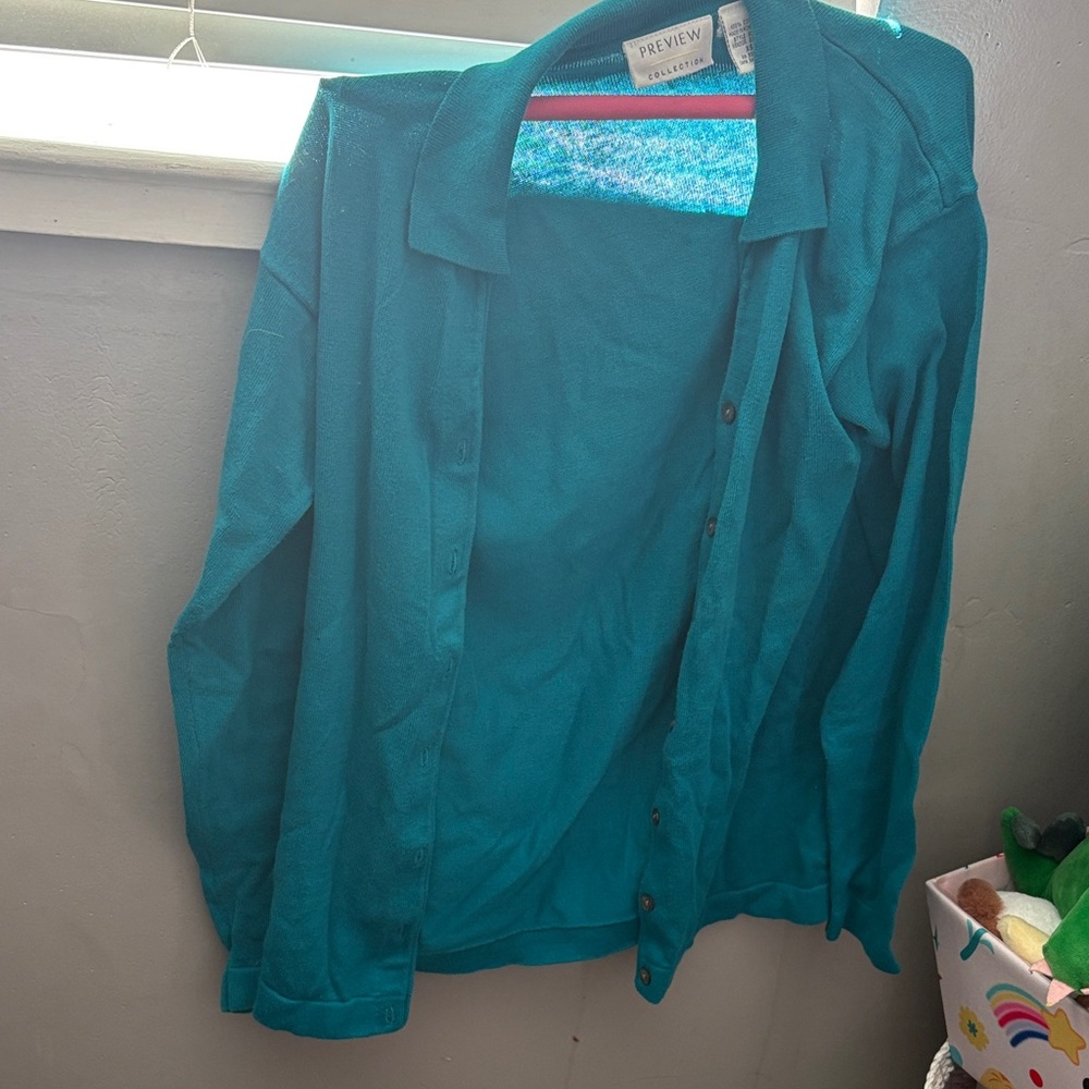 Preview Collection Teal Knit Top